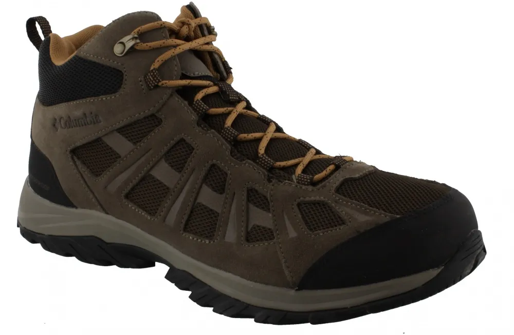 Columbia Mens Redmond III Mid Waterproof Walking Boot Cordovan/Elk